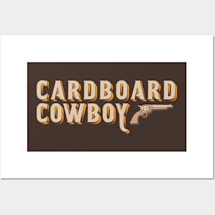 Cardboard Cowboy Logo T-Shirt Posters and Art